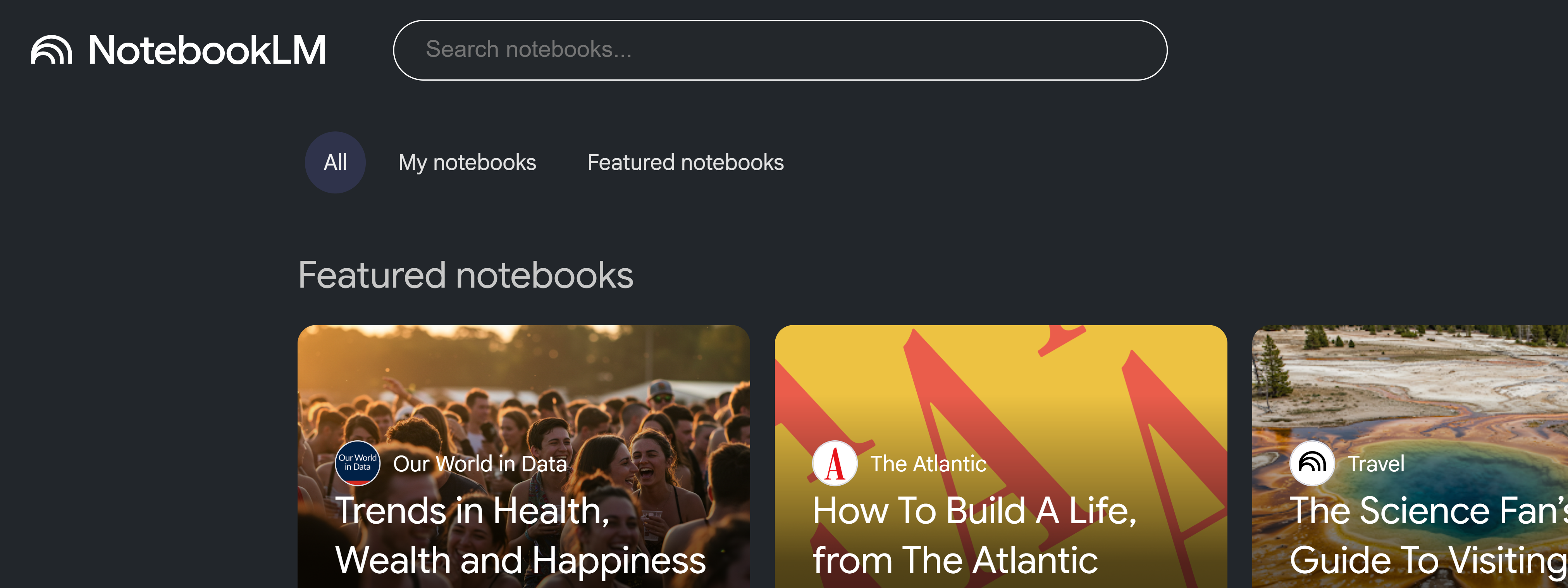 Search Bar on Dashboard
